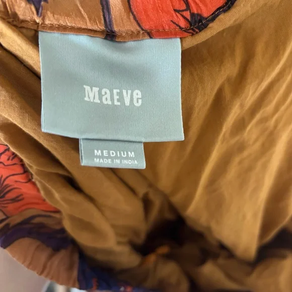 Anthropologie Maeve Beaded Persicum Floral Skirt Size M - Picture 12 of 13